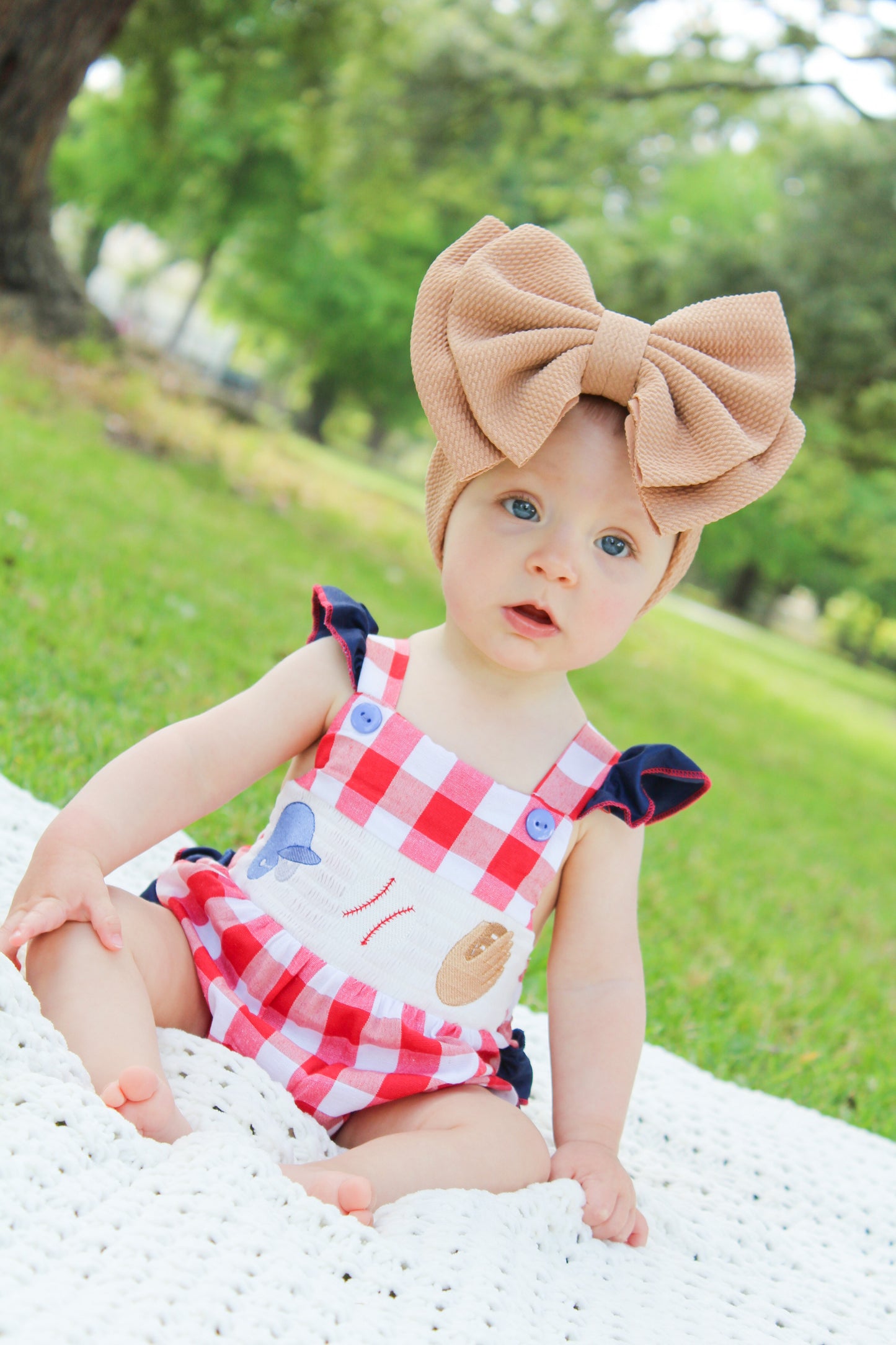 Ball Park Smocked Bubble